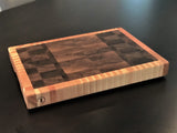 Walnut End Grain Cutting Board with Maple Trim