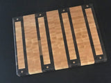 Maple End Grain Cutting Board with Walnut Accents