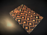Maple and Walnut End Grain Reversible Cutting Board