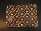 Maple and Walnut End Grain Reversible Cutting Board