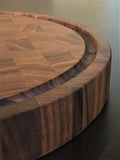 Walnut Circle End Grain Cutting Board